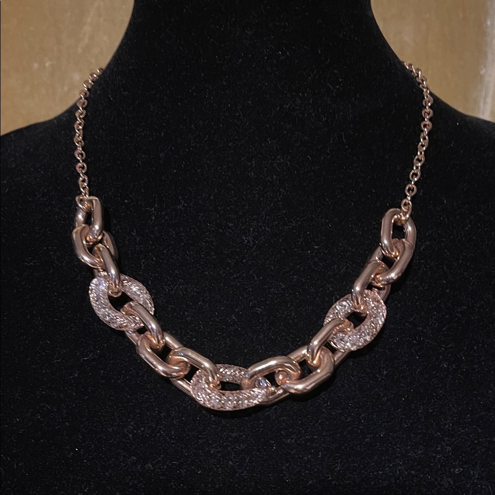 Vintage Avon Elegant Rose Gold Chain Necklace